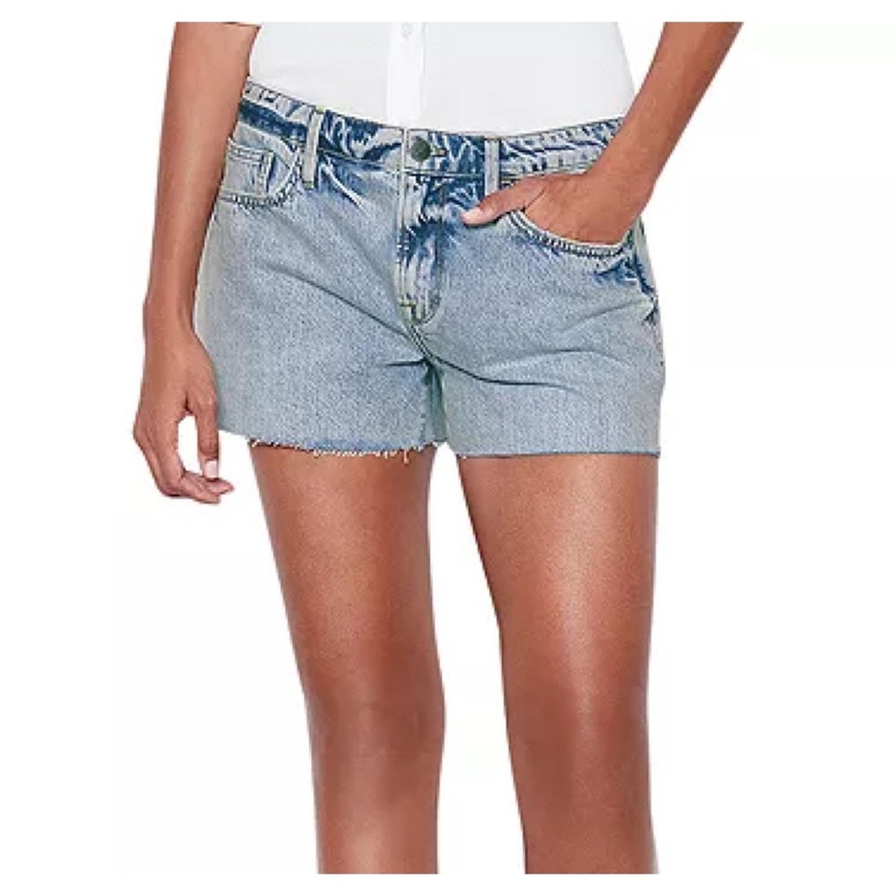 NWT Frame Denim Le Grand Garçon Denim Cutoff Shorts